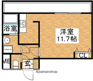 ベルサージュ【4階】の間取り