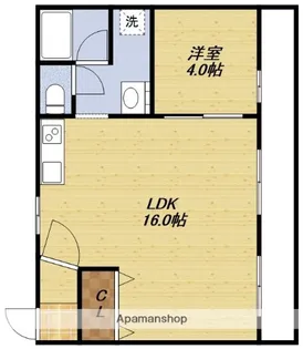 谷田十三マンション【5階】の間取り