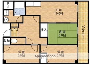 カルム江坂【3階】の間取り