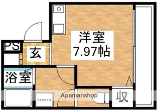 ショコラハウス【2階】の間取り
