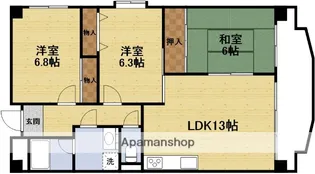 エスペランス春日【4階】の間取り