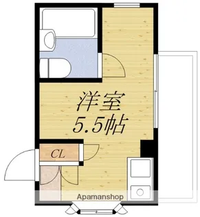 オラシオン山手【1階】の間取り