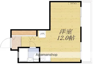 ハイツ衣笠【3階】の間取り