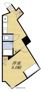 メゾンクレスト【3階】の間取り