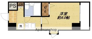 エスリード新大阪【8階】の間取り