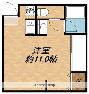 ハイツ西三国【2階】の間取り