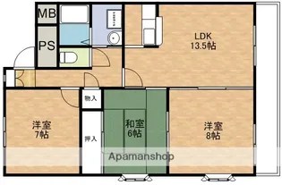 ハイツ丸利【2階】の間取り