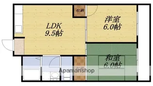 リブランス河村マンション【1階】の間取り