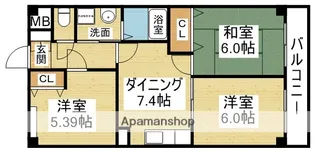 K.1ST【3階】の間取り