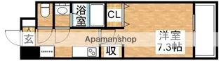 セレッソコートリバーサイドOSAKA【5階】の間取り