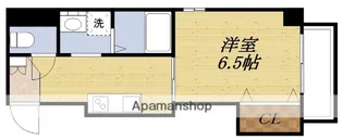 ドミール関大前【2階】の間取り