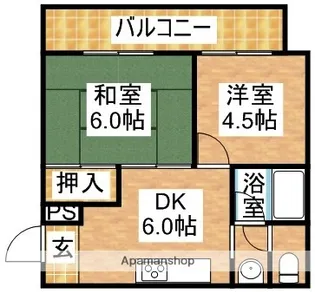 フェリーチェ西中島【2階】の間取り