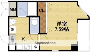ラフォンテ十三【2階】の間取り