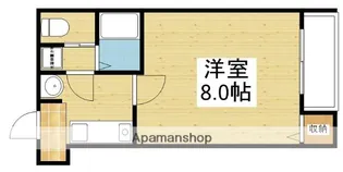 プライムコート東三国【1階】の間取り