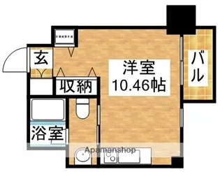 FEEL三国【9階】の間取り