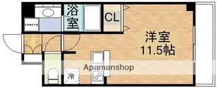 シャルマン・クレール【1階】の間取り