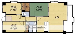 カルムフォーレ千里山【2階】の間取り