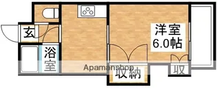 グレイスフル第3東三国【3階】の間取り