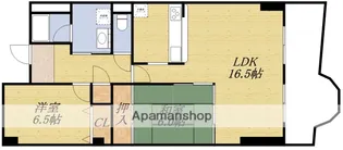 サンヒルズ上山手【3階】の間取り