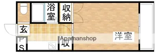 ギャレ豊津【4階】の間取り
