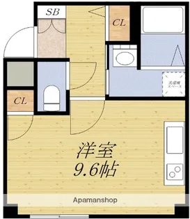 ブルーム関大前【1階】の間取り