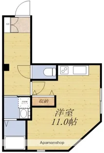 ブルーム関大前【2階】の間取り