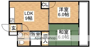 上新庄グランドハイツ北【1階】の間取り