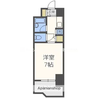 シンセリティ野中【7階】の間取り
