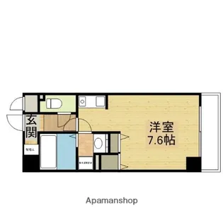 中央メルヴェール江坂【5階】の間取り