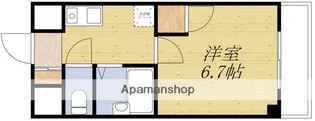 コスモハイツ【1階】の間取り