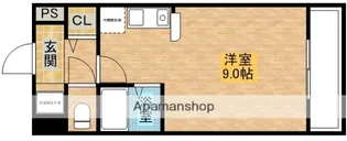 エクセレント上新13【6階】の間取り