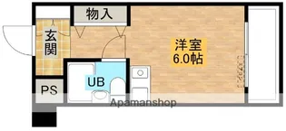 ファインクレスト・江坂【7階】の間取り