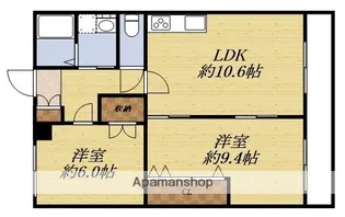 アンデュノール千里【5階】の間取り