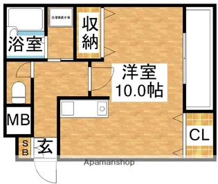 新大阪セレニテ【4階】の間取り