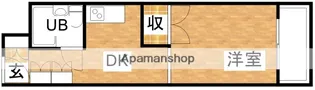 東三国グランドハイツ北【6階】の間取り