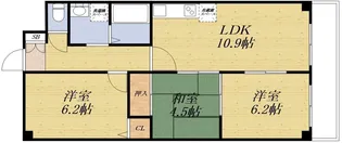 ラメゾンブリエ【4階】の間取り