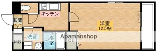 レフィーナカルム江坂【9階】の間取り