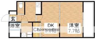 レフィーナカルム江坂【4階】の間取り