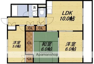 エクセレント都Ⅰ【3階】の間取り
