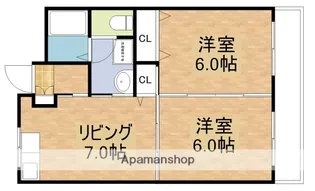 成晃マンション【5階】の間取り