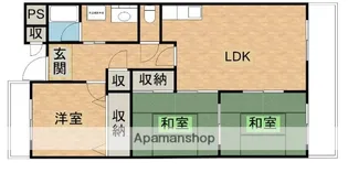 あーばんおくき【3階】の間取り