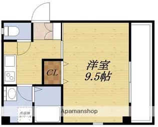 ファミーユ千里【3階】の間取り