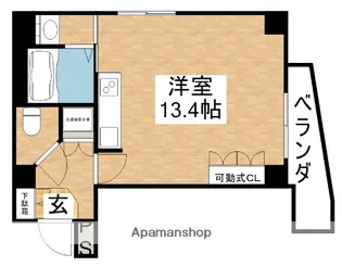 アンフィニⅩ【4階】の間取り