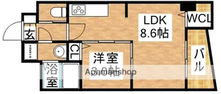 SEST新大阪【9階】の間取り