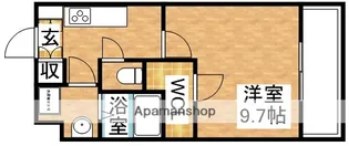 スプランディッド新大阪DUE【8階】の間取り