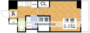 BPRレジデンス江坂【10階】の間取り