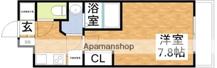 BPRレジデンス江坂【2階】の間取り
