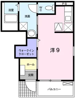メゾンジェルメ【1階】の間取り