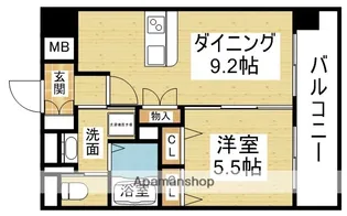 LUXE新大阪Ⅱ【5階】の間取り