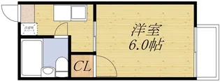 ローズ千里山【2階】の間取り